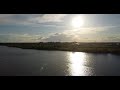 The Volga River from drone