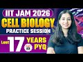 IIT JAM PYQ Questions Practice II Cell Biology Part 3 Question Practice I IIT JAM 2026