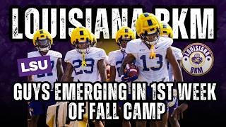 LSU FOOTBALL: First 3 Practices of Kiffinโs 1st Fall Camp / Difference Makers Are Starting To Emerge