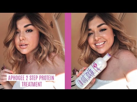 How To Repair Damaged Hair  Aphogee 2 Step Protein Treatment AMAZING RESULTS   Chloe Zadori