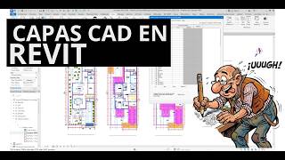 Como gestionar CAPAS de un CAD (DWG) en REVIT
