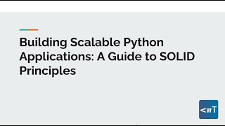 Unlocking SOLID Principles in Python Programming