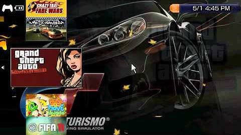 My PSP CTF Dynamic Theme Intro