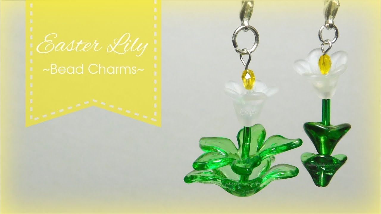 Charming beads. Lily Charms. Easter Lily. How to Water Easter Lily.