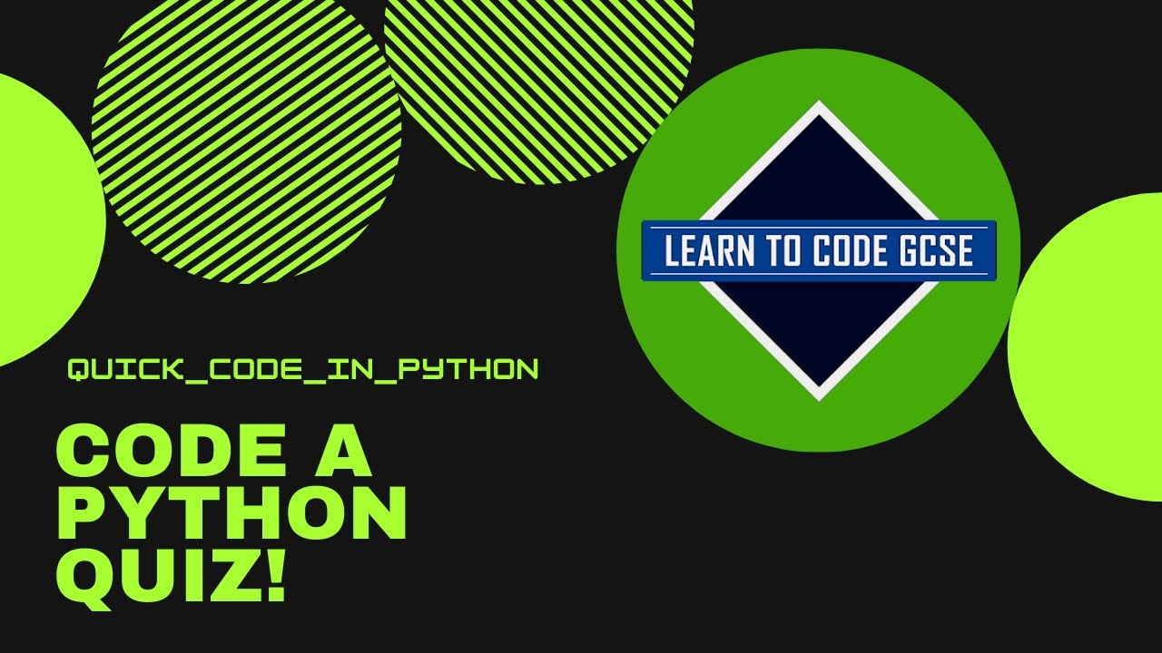 Quick Code in Python: Quiz - YouTube