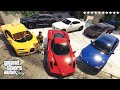 GTA 5 - Stealing Luxury Rappers Cars with Franklin! (Real Life Cars #18)