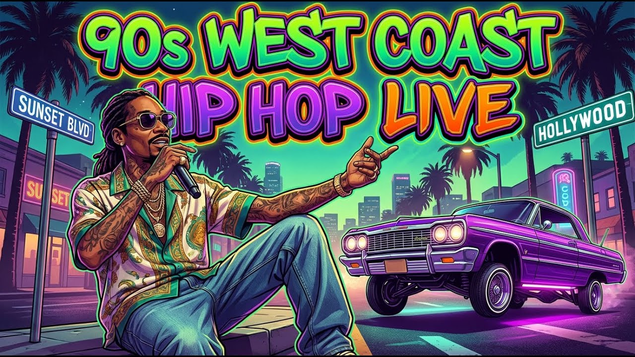 Old School West Coast Rap 🔥 90s G-Funk Live Stream