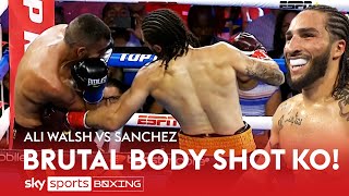 SAVAGE KNOCKOUT! 💥😮‍💨 | Nico Ali Walsh with vicious KO of Reyes Sanchez | Fight highlights