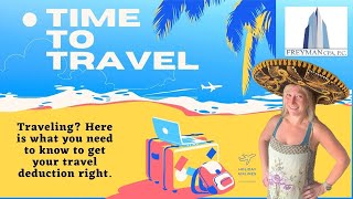Out-Of-Town Business Travel Tax Deductions. Freyman CPA Will Help You Get The Most Tax Benefits Easy