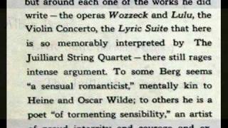 Juilliard String Quartet: Lyric Suite - Movement 6 (Berg) - Recorded April 19, 1950, 10" LP