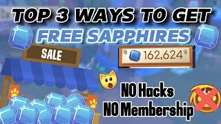 Top 3 FREE Ways to Get Sapphires! #ajpw #sapphires #free