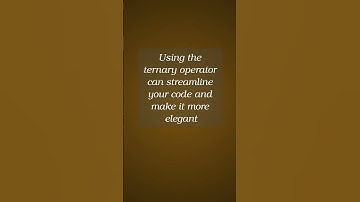 Why should you use phps ternary operator? unleash #php mastery one expert tip revealed!