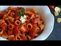 Super Easy Pasta Recipe with Quick Tomato Sauce by Tiffin Box | Homemade Red Sauce Pasta