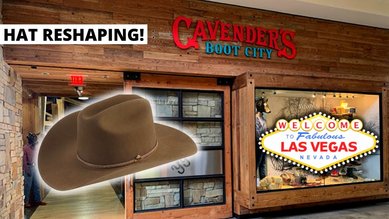 Stetson Cowboy Hat Reshaping | Cavender's Las Vegas - YouTube