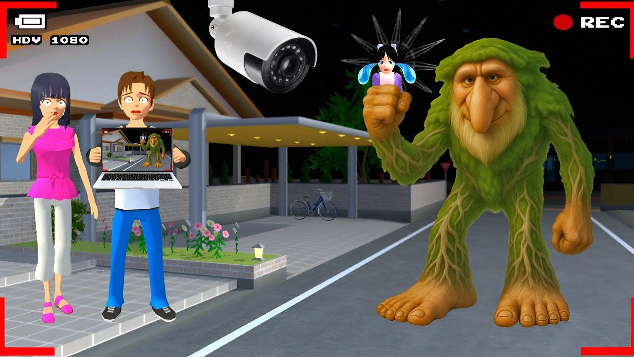 Yuta Mio Panik CCTV Merekam ANOMALI BRR BRR PATAPIM di Depan Rumah😱| Sakura School Simulator