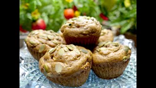 Vegan Zucchini Muffin || Healthy simple recipe
