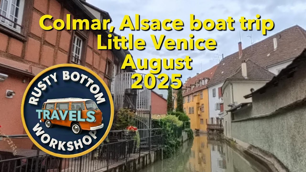 Colmar in Alsace. Short boat trip in Little Venice