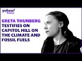 Greta Thunberg testifies to US House on fossil fuels and climate change