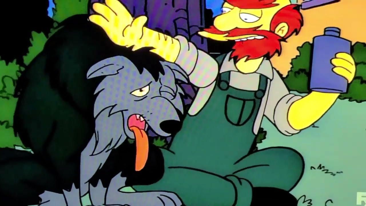 その他 Simpsons Groundskeeper Willie Bust FOX The Simpsons --- Groundskeeper Willie Consoles a Wolf - YouTube