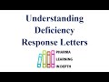 Understanding Deficiency Response Letters