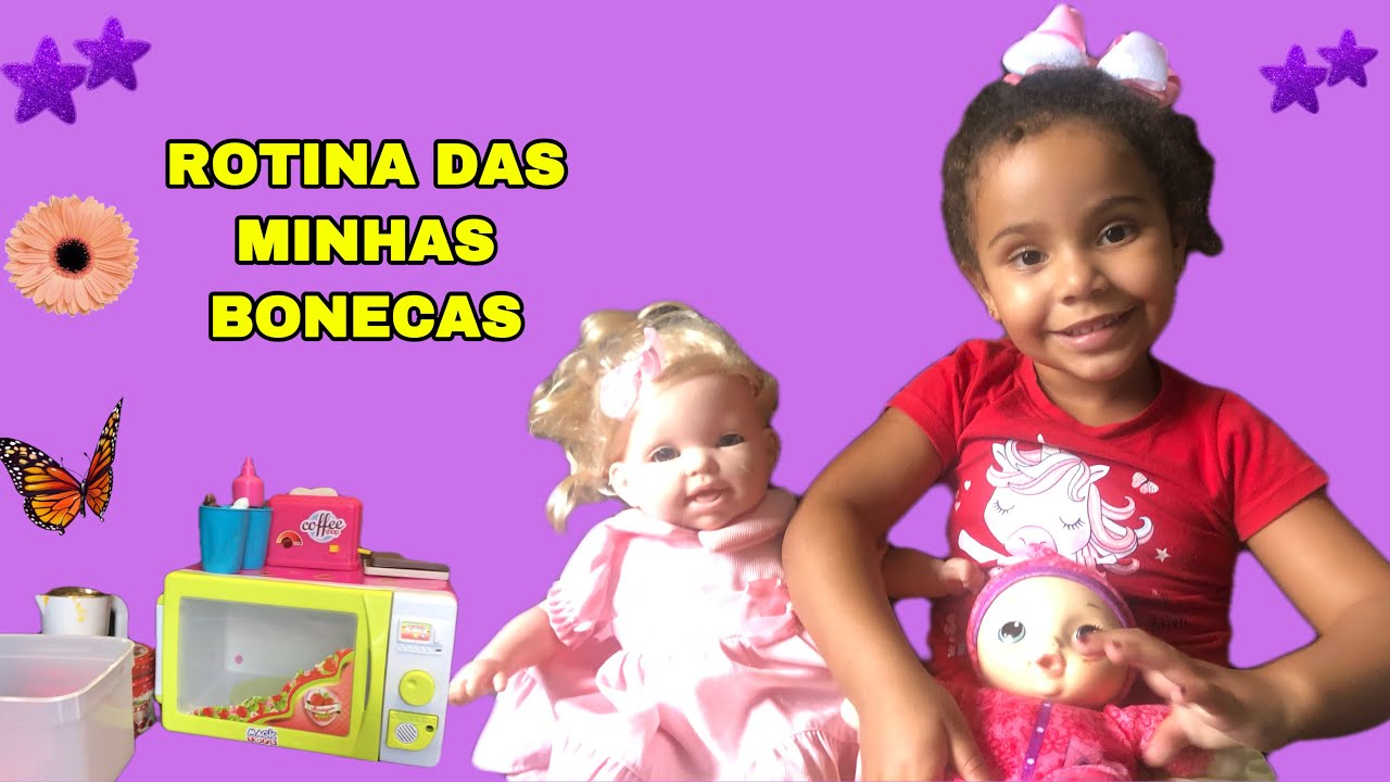 ROTINA DAS BONECAS DA HELENA / HELENA DOLL ROUTINE - YouTube