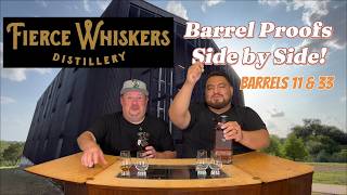 Fierce Whiskers Straight from the barrel side by side. Austin Texas best kept Secret #fyp #bourbon