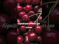 Significado de soñar con cerezas 🍒 #sueños #interpretacióndesueños #premonición #superstición