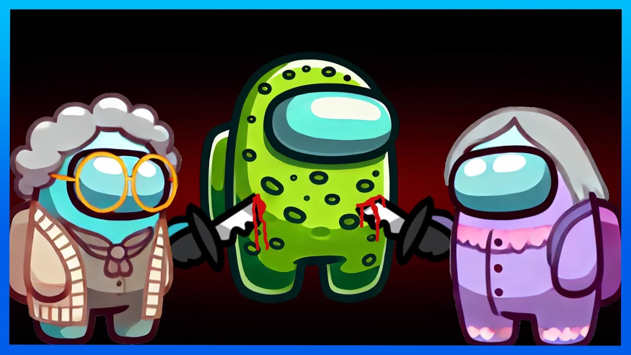 GRANNY's JUMPED ME! | AmongUS W/friends
