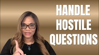 How Leaders Handle Hostile Questions I Executive Presence I Women Leaders