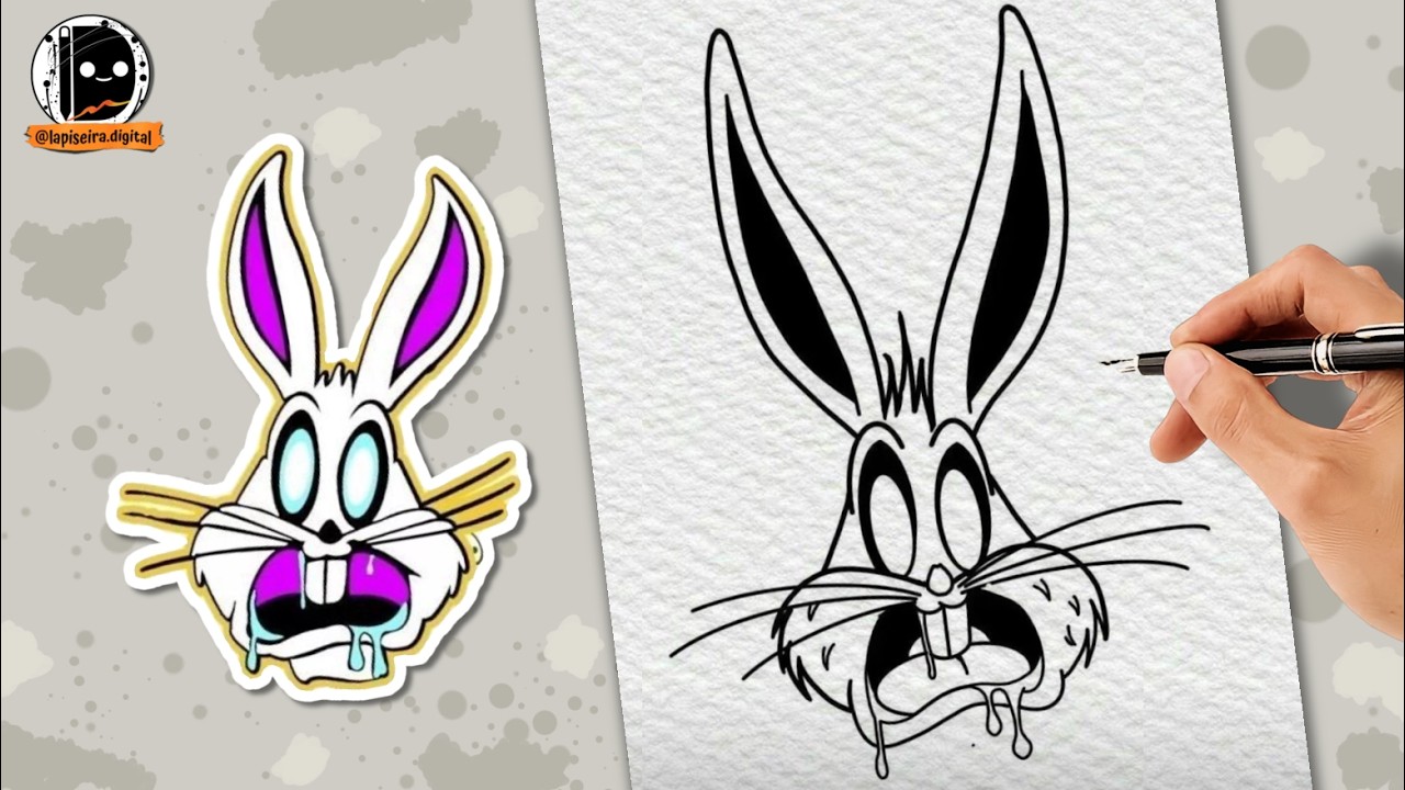 Como desenhar coelho 244 passo a passo