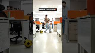 Comment whose more fit?😂✨#FunFriday #FunFridayGames #OfficeGames, #BallGames #KaeeraInfotechnology
