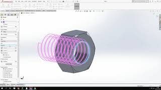 HEX NUT & WASHER SOLIDWORKS TUTORIAL - modelling a nut and washer on SolidWorks!