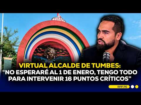 📍 Patricio Aliaga reveals his priorities for Tumbes after the elections #ADNRPP