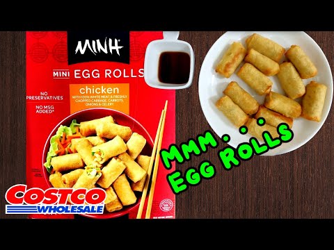 🇨🇳 MINH Mini Egg Rolls (Chicken) - Costco Product Review