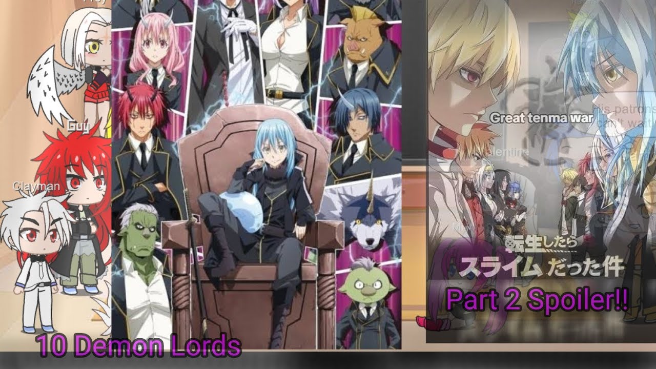 10 Demon Lords [React] To Rimuru and his Patrons/ subordinates.