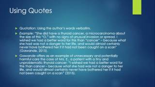 Lecture 4 Integrating Sources English 311