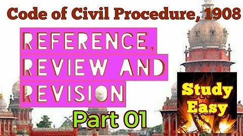 What is Reference? - Code of Civil Procedure in Tamil
