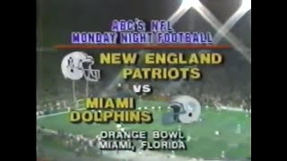 1986-12-22 New England Patriots vs Miami Dolphins 1986 Week 16 Patriots At Dolphins