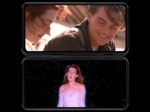 LG DualScreen - Celine Dion / My Heart Will Go On / Titanic