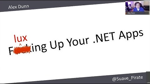 Fluxing Up Your .NET Apps - Alex Dunn - NDC Oslo 2020
