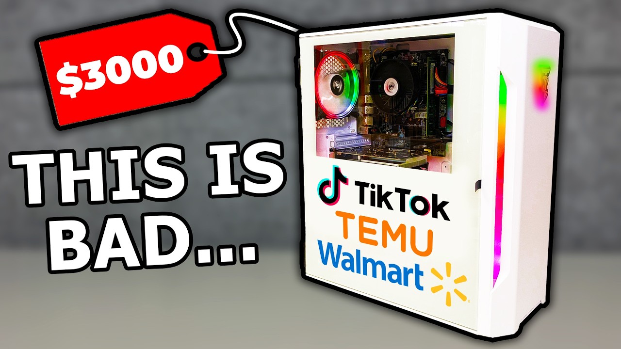 I spent $3,000 on PCs from TikTok, TEMU, & Walmart... 😬