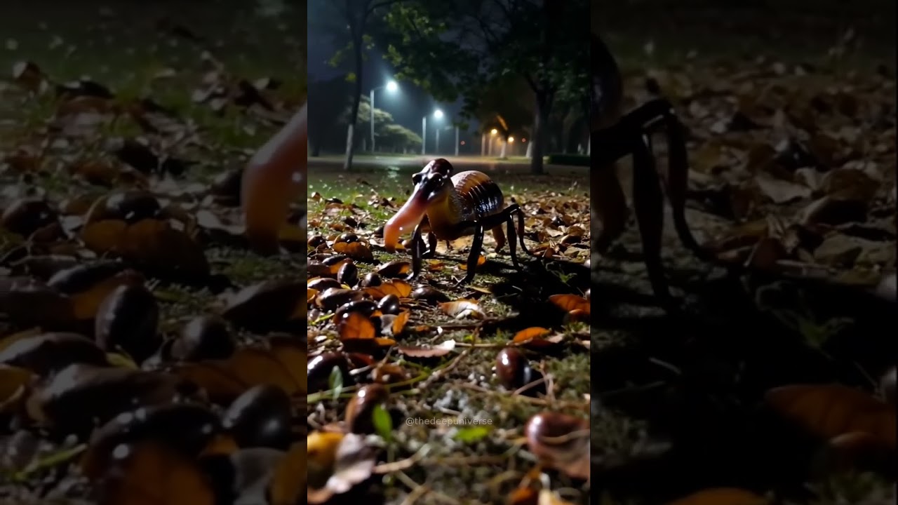 What’s this bizarre creature doing here? 