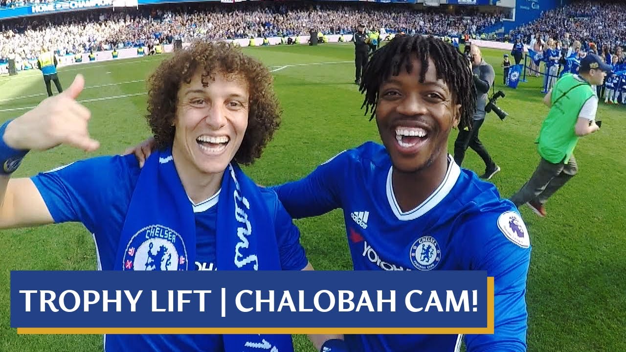headlines hair CHELSEA PLAYER CAM CELEBRATIONS! ACCESS ALL AREAS FOR THE PREMIER LEAGUE PITCH PARTY