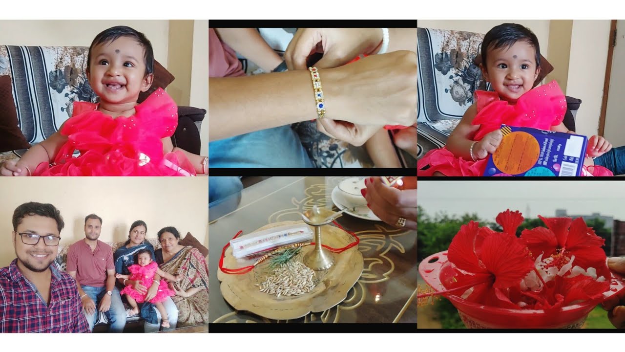 VLOG#9 Ariya's first Rakhshabandhan l Rakhi celebration #youtube #bengalivlog #babygirl