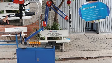 Máy ta rô cần khí nén M3-M12 ATU-12-1800 UNIFAST kèm collect tháo lắp nhanh có chống quá tải TC312