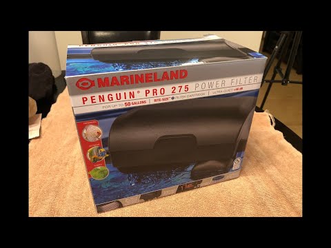 Marineland Penguin Pro 275 Power filter! - YouTube