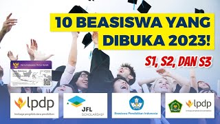 ⁣10 Beasiswa Yang Dibuka Di Tahun 2023! Persiapkan Dirimu (untuk Jenjang S1,s2,s3)