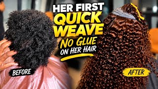 Do Quick Weaves Damage Your Natural Hair? Her FIRST Quick Weave
