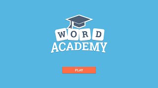 Word Academy - Gameplay HD screenshot 5