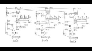 puredata experiments - poly rythmic clocks